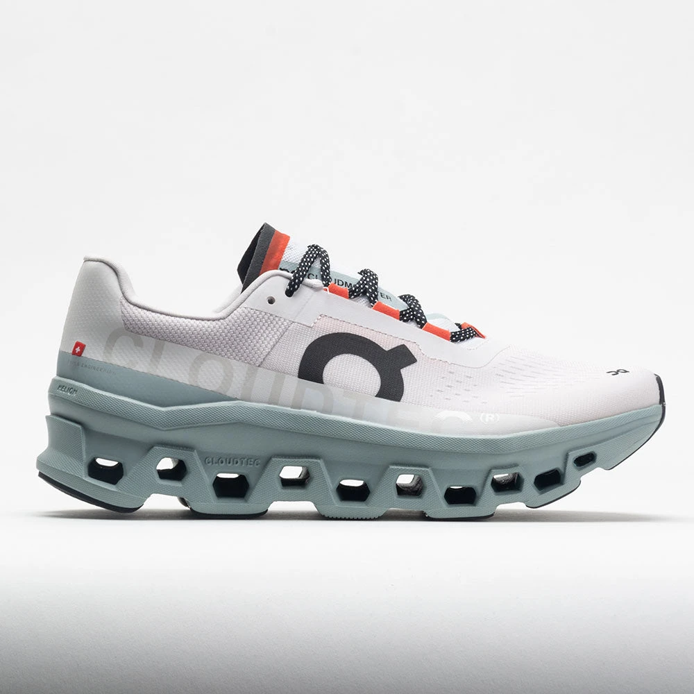 On Running On Cloudmonster Men's Frost/Surf 3 On Running On Cloudmonster Men's Frost/Surf