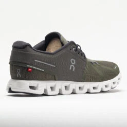 On Running On Cloud 5 Men's Olive/White -Cheap On Running Store 048075 6