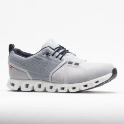 On Running On Cloud 5 Waterproof Women's Glacier/White -Cheap On Running Store 048097 5