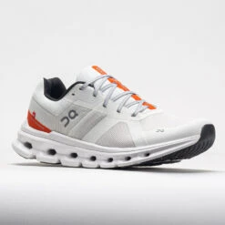 On Running On Cloudrunner Men's Undyed White/Flame -Cheap On Running Store 049729 5
