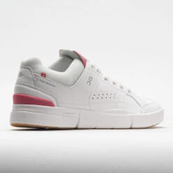 On Running On The Roger Clubhouse Women's White/Rosewood -Cheap On Running Store 116860 6