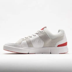 On Running On The Roger Clubhouse Men's White/Red -Cheap On Running Store 117181 1