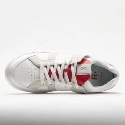 On Running On The Roger Clubhouse Men's White/Red -Cheap On Running Store 117181 2